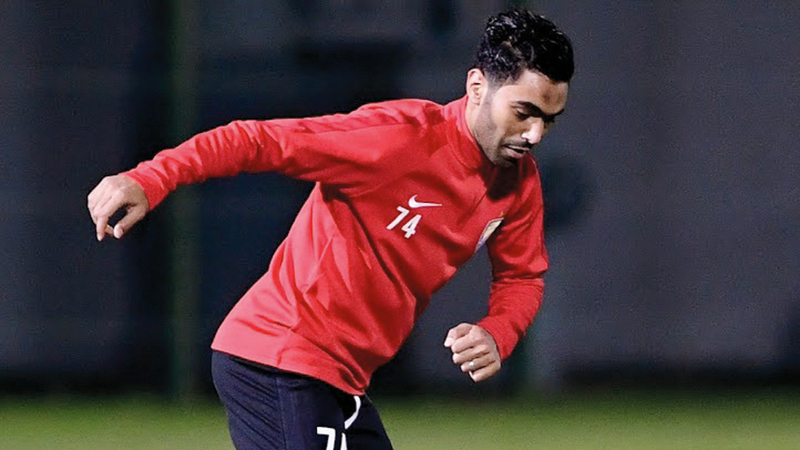 الشحات ينضم لتدريبات العين ويظهر بمعنويات عالية
